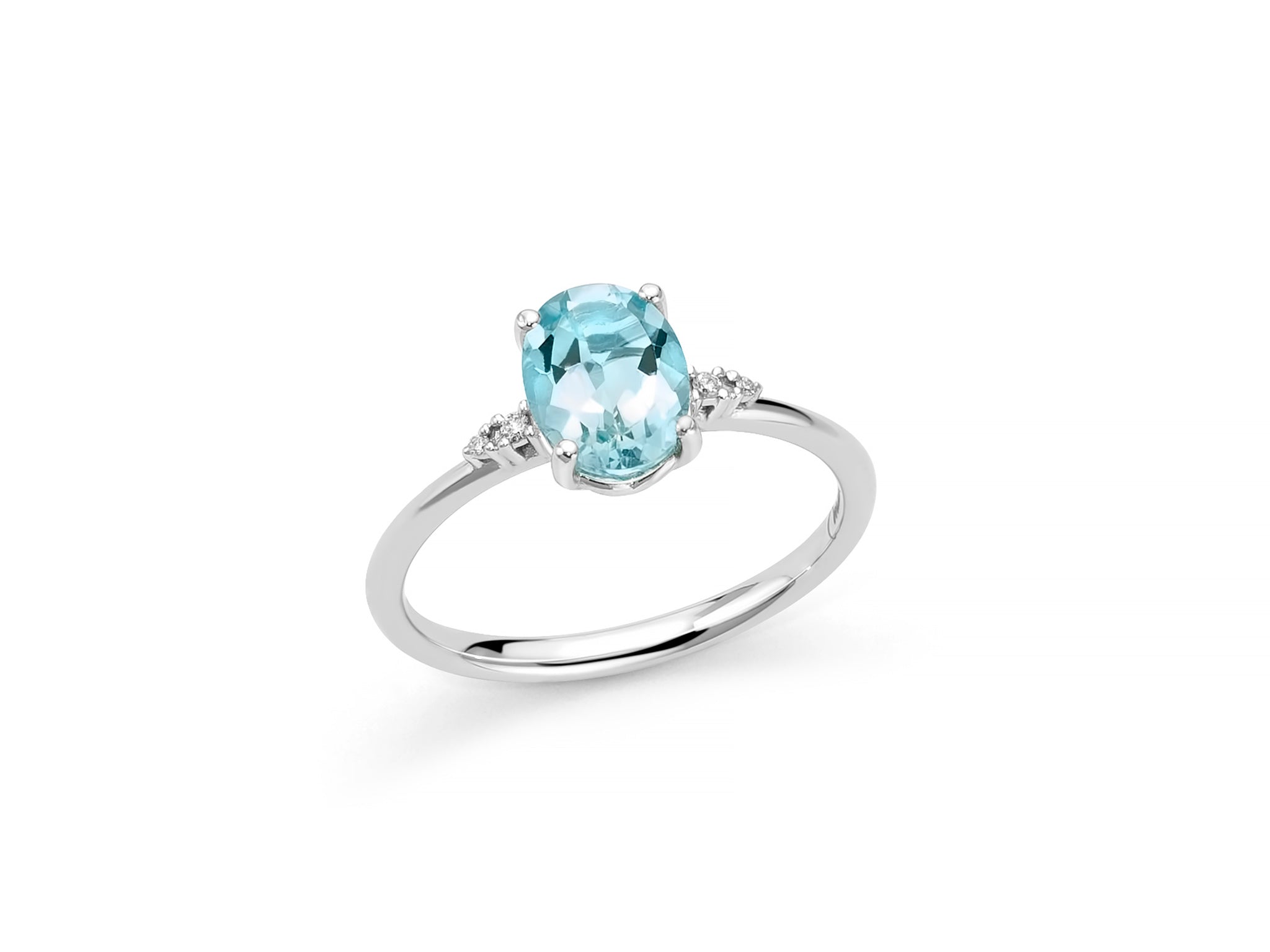 Anello Ovale Con Gemma Blu In Acciaio Inox Per Donne E Uomini – Gioiello Moda Unisex, Taglie 16,5-20 Mm