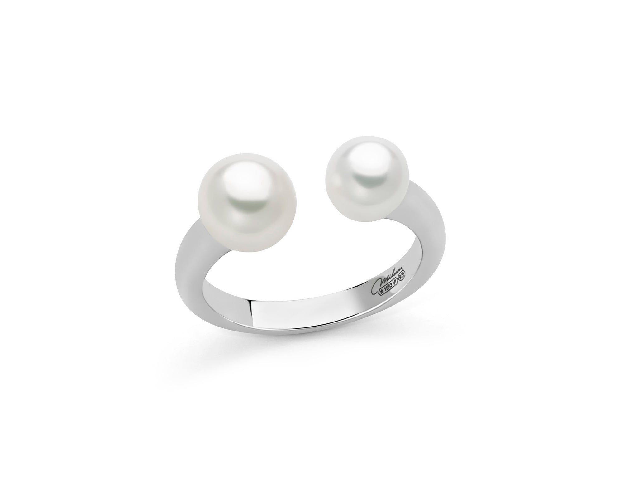 Anello Da Alluce In Argento Sterling Con Perle Di Cristallo Swarovski &ndash; Fatto A Mano (Unisex)