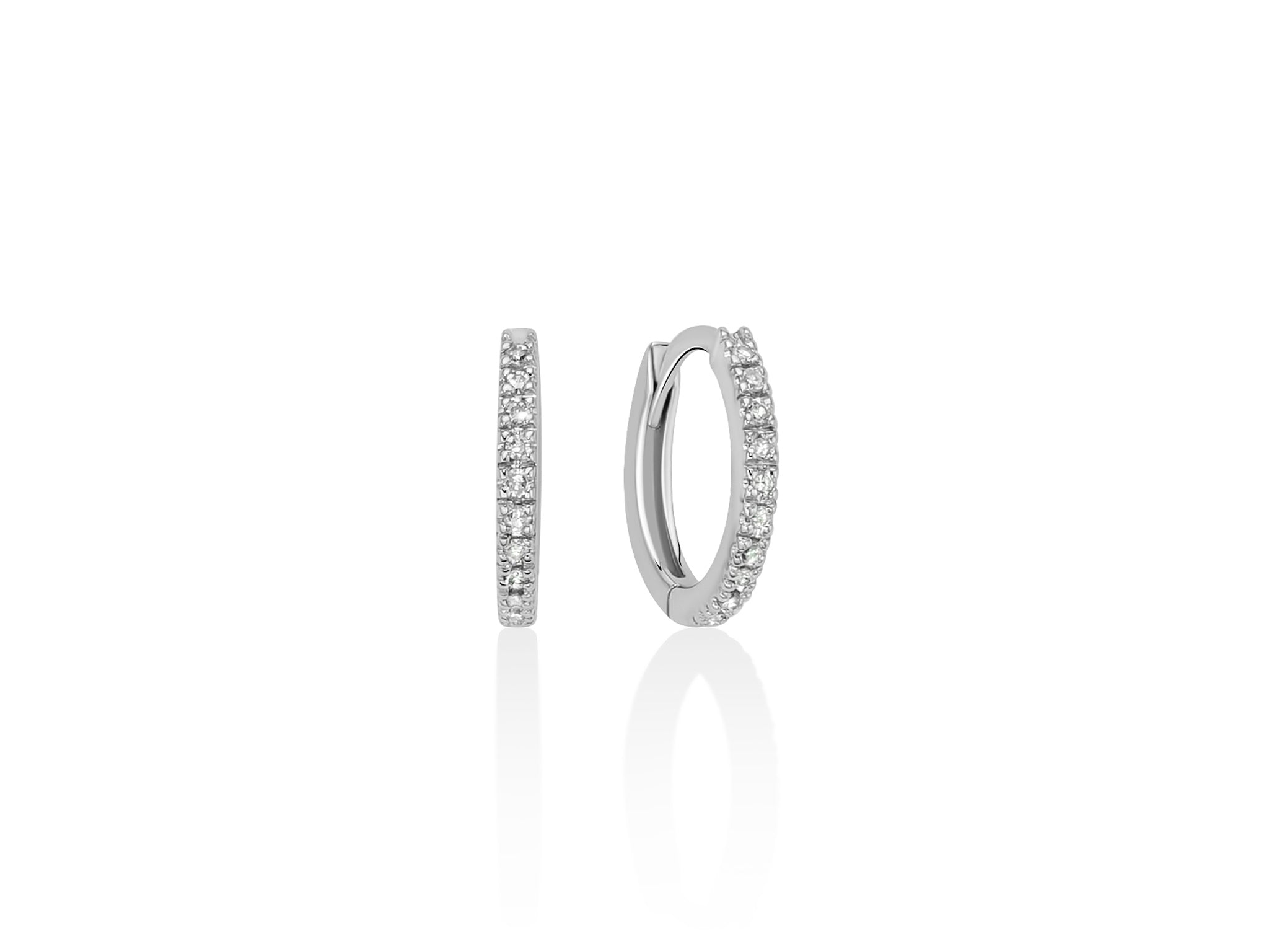 ORECCHINI FOGLIA PAVÉ – Vestopazzo Official